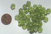 50 3x8mm Olive Cupped Flowers
